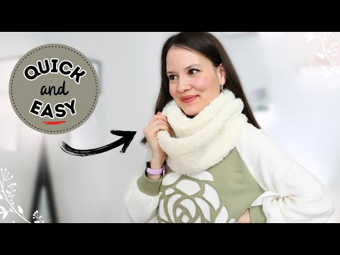 HOW TO make a super EASY infinity scarf!