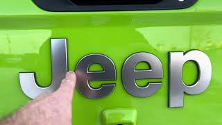 Gecko Green Jeep Gladiator Overland Demo