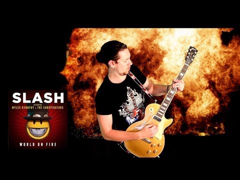 'World On Fire' by Slash Feat Myles Kennedy & Co | Instrumental Cover by Karl Golden