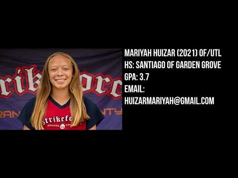 Mariyah Huizar (2021) Game Footage