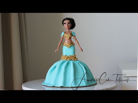 Jasmine doll cake | Disney princess cake