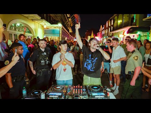 DJ'ing On Bourbon Street Until The Cops Kick Us Out! (AGE RESTRICTED)