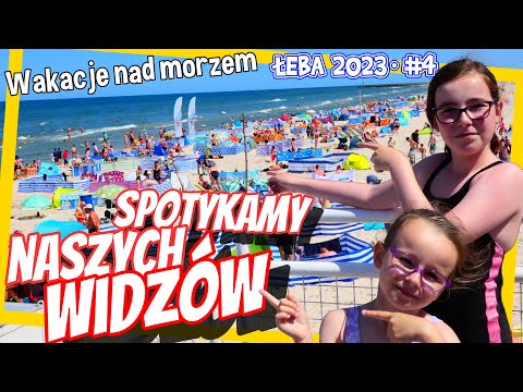 SPOTYKAMY NASZYCH WIDZÓW. WAKACJE NAD MORZEM. Łeba 2023 odc. 4 #fikimikiagatkiimoniki