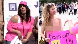 'Women's March' Crashed By Crowder... IN DRAG! (Featuring Wendy Davis)