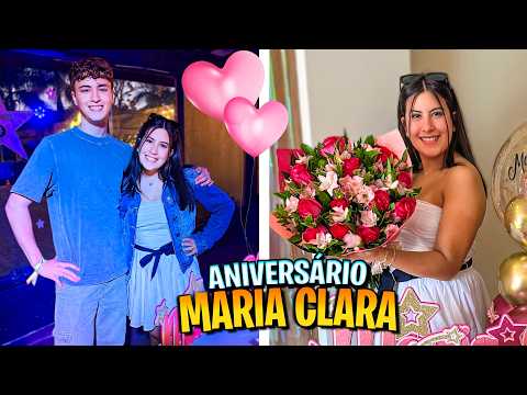 We threw an incredible surprise party for Maria Clara's birthday 🎂💛