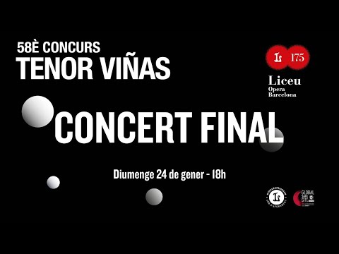 58È Concurs Tenor Viñas: Concert Final