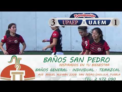 UPAEP (RED) vs UAEM EDO MEX university soccer women's soccer