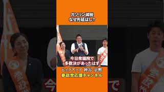 参政党の神谷宗幣議員が政府の矛盾を追及　ガソリン減税は時間がないのに2万円配布は可能！？