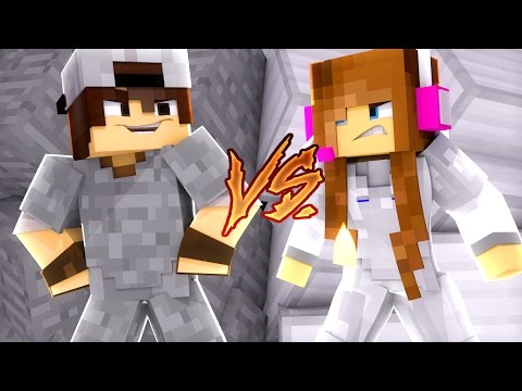 Minecraft: CORRIDA PVP - PEDRA vs FERRO!