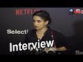 Dangal Fame Sanya Malhotra At The Red Carpet Of Netflix Upcoming Series