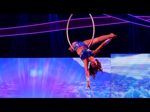 Amelle Berrabah's Aerial Hoop Performance to 'Man in the Mirror' - Tumble: Episode 1 - BBC
