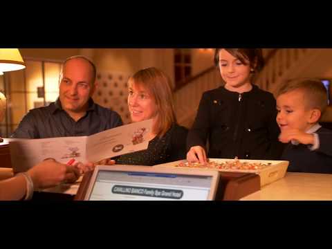 Cavallino Bianco in winter: no professional actors but real happy guest :)s