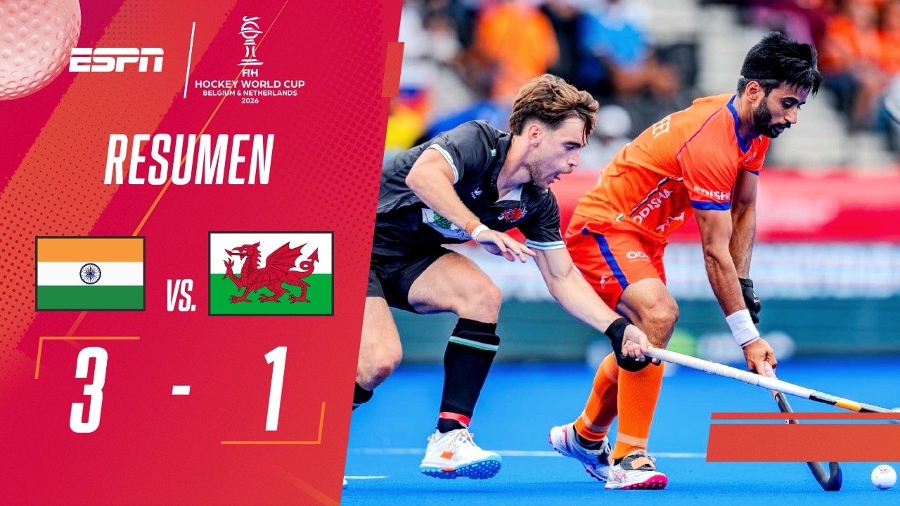 INDIA NO PERDONÓ A GALES EN EL COMIENZO DEL MUNDIAL DE HOCKEY | India 3-1 Gales | RESUMEN