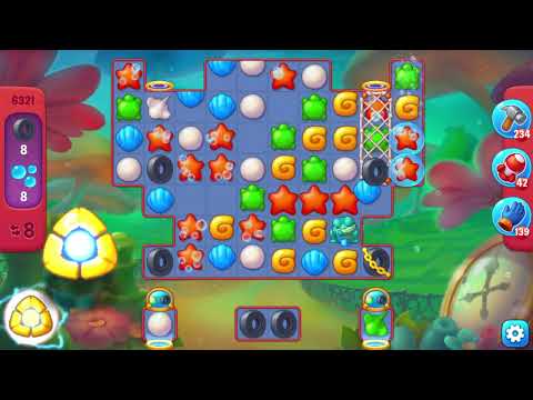 Fishdom 6321 Hard Level - 18 moves - NO BooSTERS