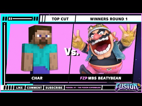 Fusion+ #1  - Top Cut - Char (Steve) VS MBS BeatyBean (Wario) - Super Smash Bros. Ultimate