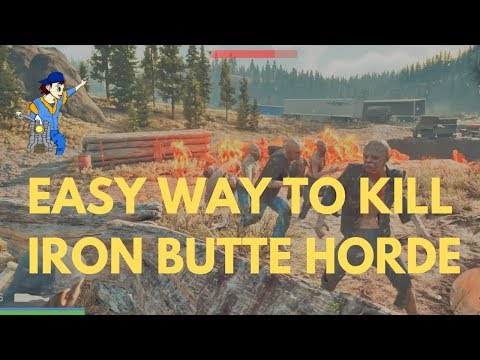 Easy Way to Defeat Iron Butte Ranch Horde - Days Gone - Keep Them Safe