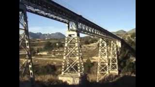 preview picture of video 'Benissa - Pont del Quisi - Via ferrea Alicante-Denia FGV - Video V. Ibañez'