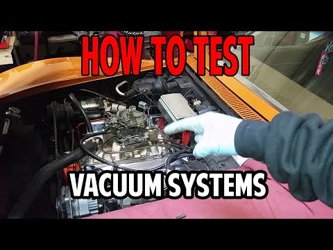 How to test Vacuum operated systems on a C3 Corvette