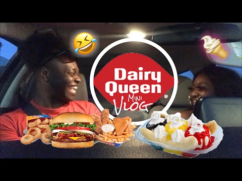 DAIRY QUEEN 🍦🍔🍟 MINI CAR VLOG 🤣 ( ALL I WANTED WAS MY SPLITTT ‼️) FT: KARRIPOOH 💕