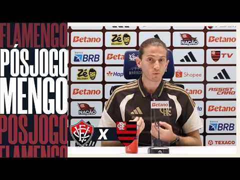 PÓS-JOGO - VITÓRIA 1 X 2 FLAMENGO - COLETIVA FILIPE LUIS