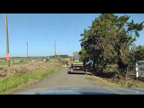 Aftermath of March 21 Tornadoes Elgin TX