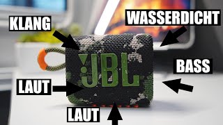 Video thumbnail for Klein Wasserdicht und laut Bluetooth Lautsprecher ✅ JBL GO 3 kleine Bluetooth Box unter 50€ by Onkel Kramer