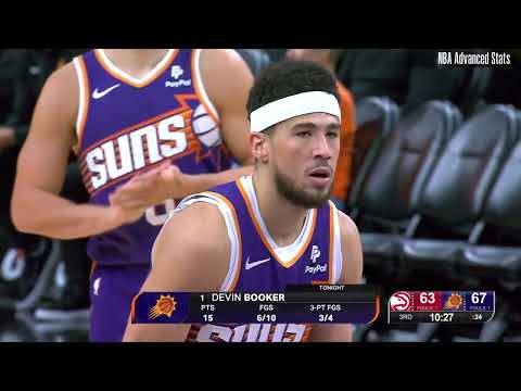 Devin Booker 30 pts 4 reb 2 ast vs Atlanta Hawks | 2024-03-21