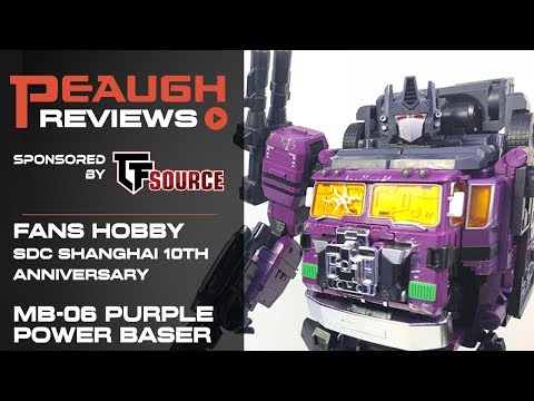 Video Review: Fans Hobby MB-06 PURPLE Power Baser (SGC Shanghai 10th Anniversary)