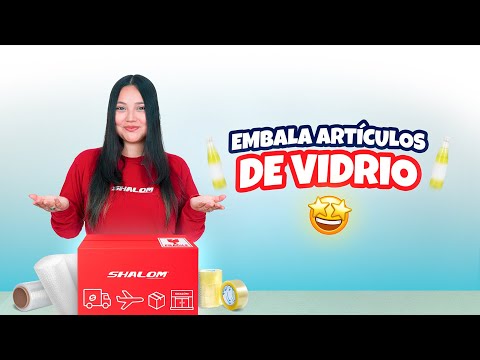 Part of a video titled Cómo embalar artículos de vidrio de forma segura - YouTube