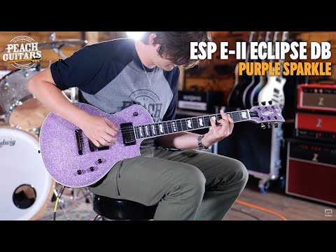 Электрогитара ESP E-II ECLIPSE DB (Purple Sparkle) - фото 1 - id-p1550633802