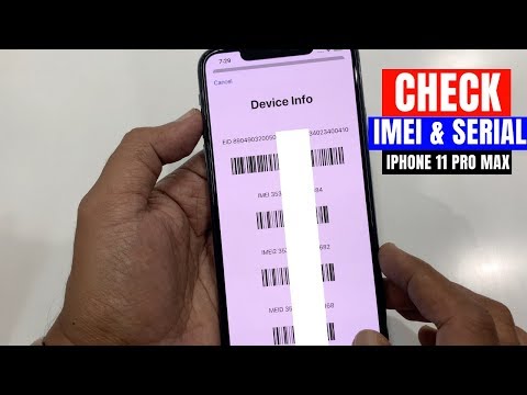 How to Check IMEI Number and Serial Number in iPhone 11 Pro Max