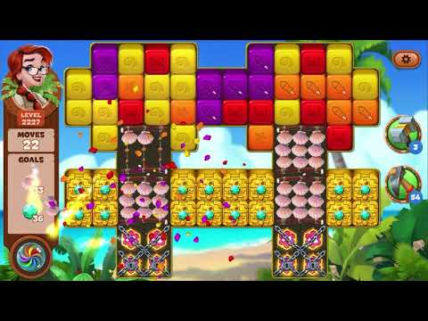 Lost Island Blast Adventure Level 2227 NO BOOSTERS - A S GAMING ✔️