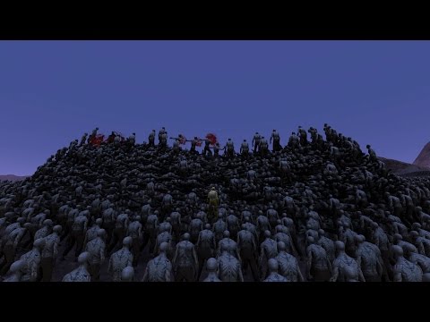 300 CHUCK NORRIS vs 60.000 ZOMBIES - Ultimate Epic Battle Simulator