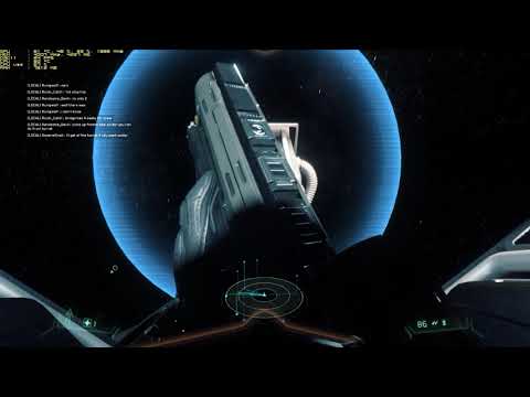 star citizen shooting pilot outta his ship with sniper