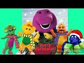 Merry Christmas From Barney Baby Bop BJ Riff And Timmy