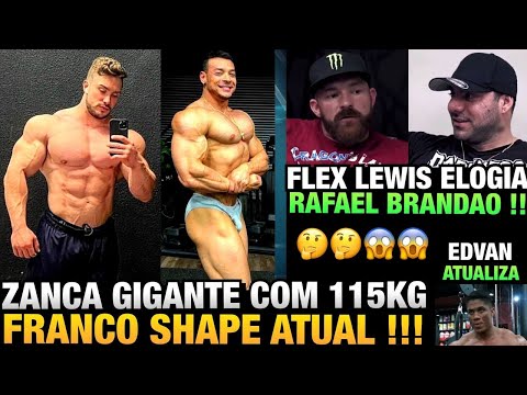 FLEX LEWIS ELOGIA RAFA BRANDÃO RUMO AO OLYMPIA - ZANCA E FRANCO MOSTRAM SEUS SHAPES ATUAIS E MAIS