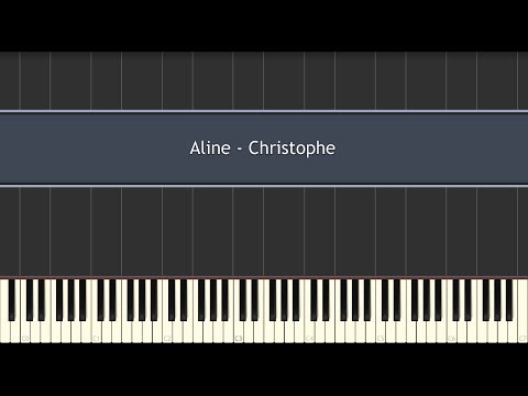 Aline - Christophe piano tutorial
