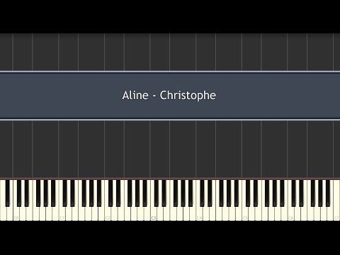 Aline - Christophe piano tutorial