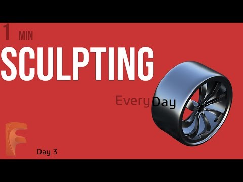1 Min Sculpting | Everyday Part-3 | Fusion 360