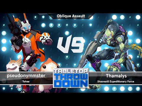 Infinity N4 Batrep - Oblique Assault - Tohaa (pseudonymmster) vs Shasvastii (Thamalys)