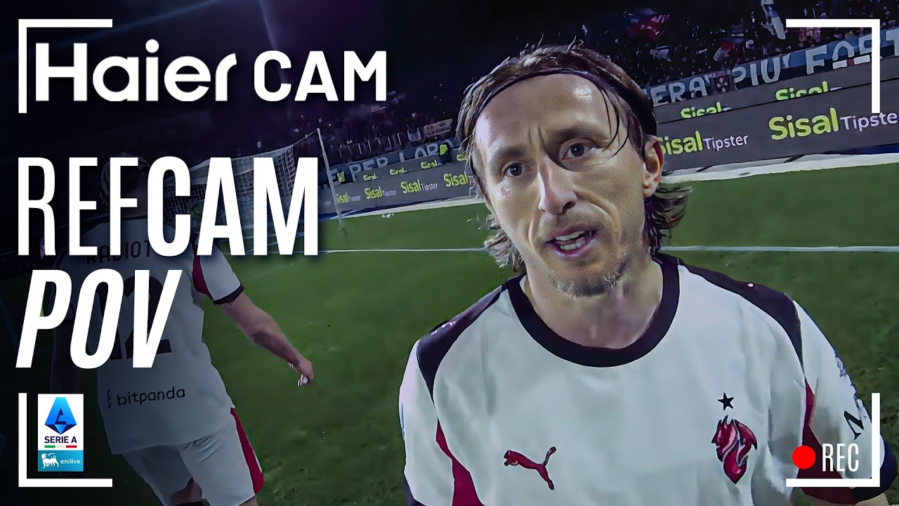 HAIER CAM | REF CAM POV: You Are The Referee in Pisa-Milan | Serie A 2025/26
