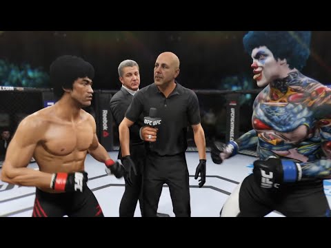 Bruce Lee vs. Psycho Clown - EA Sports UFC 2 - Crazy UFC 👊🤪