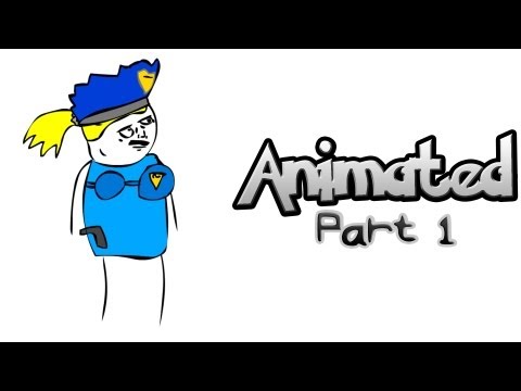 ANIMATED - Pt1 -  Nerd³ Challenges! Be the Police! - GTA IV