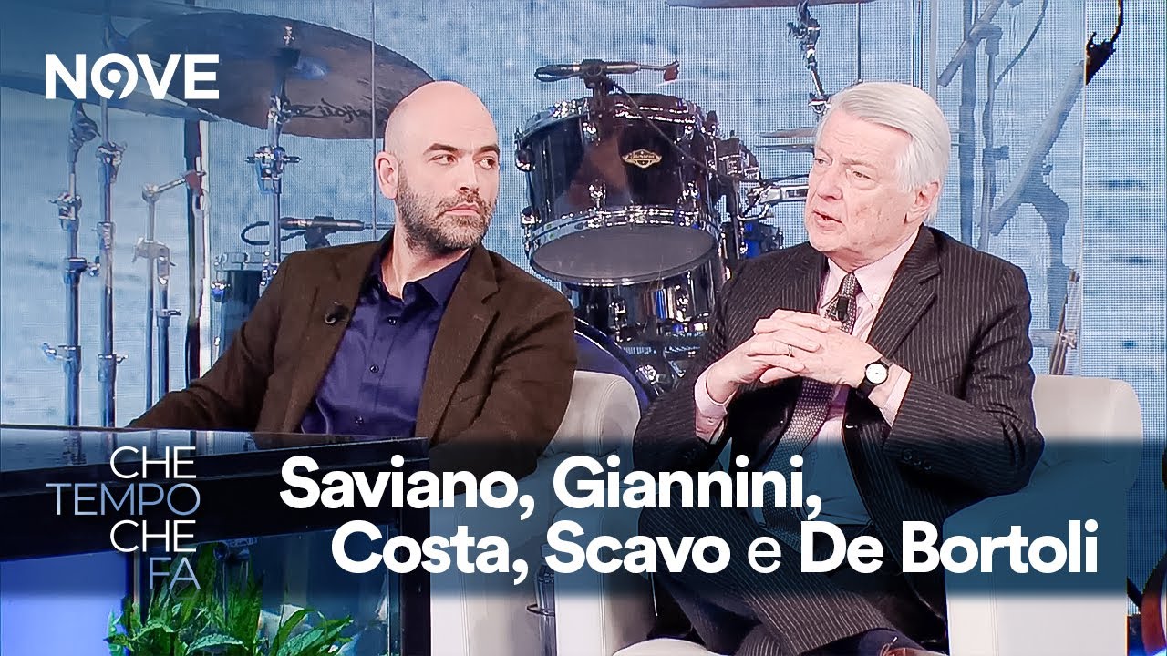 L'attualità con Saviano, Giannini, Costa, Scavo e De Bortoli | Che tempo che fa