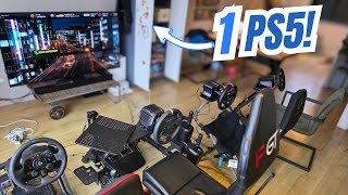 4 Steering Wheels Only 1 PS5 - Does This ACTUALLY WORK?