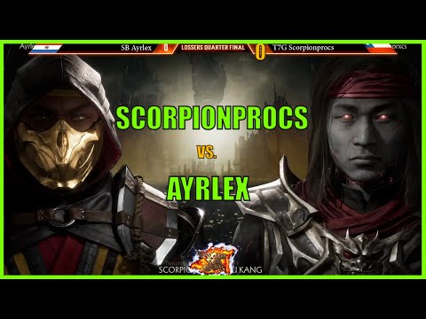 SCORPIONPROCS VS AYRLEX - LIU KANG VS SCORPION - HADOUKEN DOJO GAMER TOURNAMENT MK11 ULTIMATE