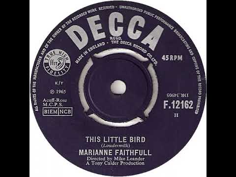 UK New Entry 1965 (115) Marianne Faithfull - This Little Bird