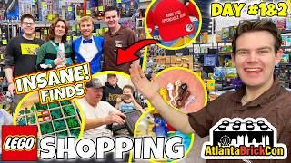 INSANE LEGO SHOPPING at Atlanta Brick Con 2026 | Day 1 & 2 VLOG