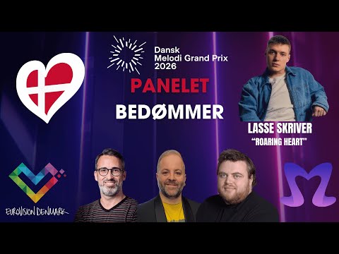 🇩🇰 Lasse Skriver - "Roaring Heart" | Panelet bedømmer | Dansk Melodi Grand Prix 2026