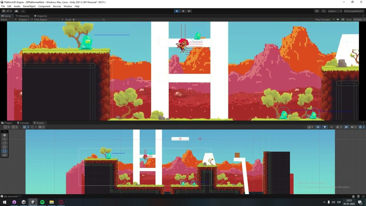Raycast 2D Platform Engine